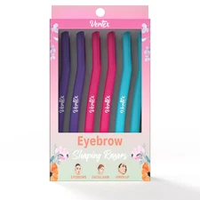 Womens Eyebrow Razor (6Pc) Dermaplaning Brow Shaping Women Facial Hair Razors