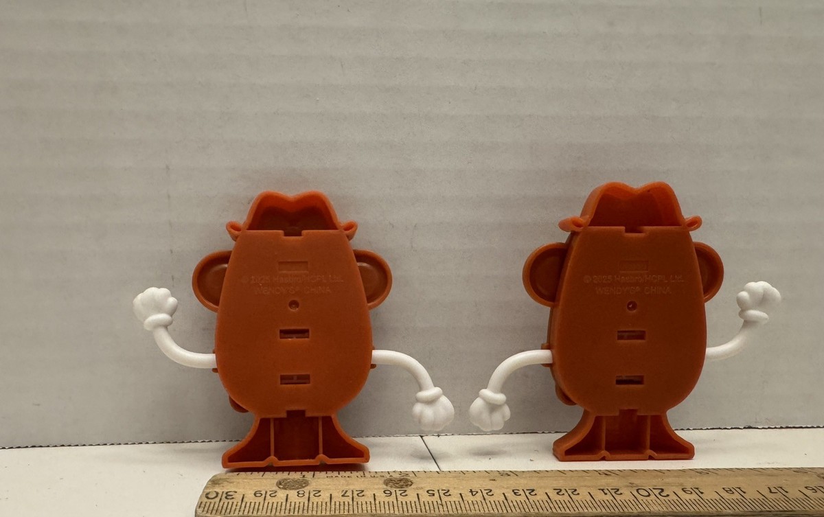 Wendy's 2025 Kid Meal Toys Potato Head Mashed, Lot of Cowtater