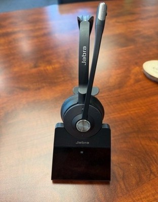 12 - Jabra Engage 75 Wireless Headsets With Charging Dock & EHS Adapters