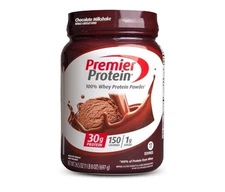 Lot Of 2  Premier Protein Powder Chocolate Milkshake 30g Protein 24.5oz EXP 4/26
