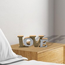 Wooden Love Sign Modern Word Decor Ornament for Home Decor Farmhouse Kitchen