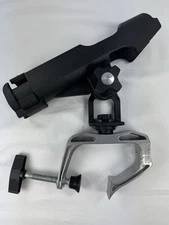 Fishing Rod Holder 360 Degree Adjustable Large C-Clamp For Aluminum Boat T-12