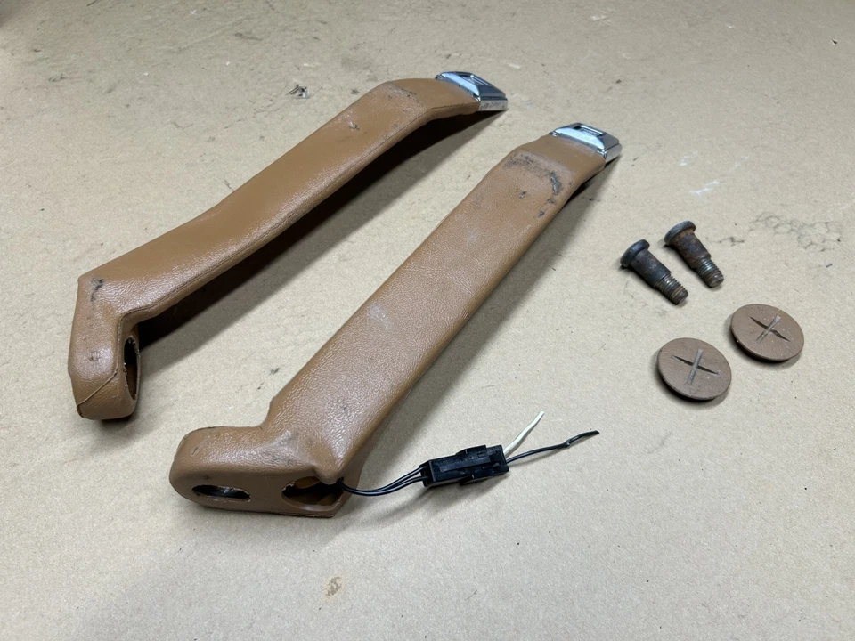 82-94 Chevy S-10 Blazer S15 cubo delantero conductor pasajero cinturón de seguridad hebilla bronceado Foto 4 de 4