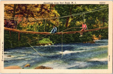 Vintage Postcard 1947 Greetings from Red Bank, New Jersey (NJ)