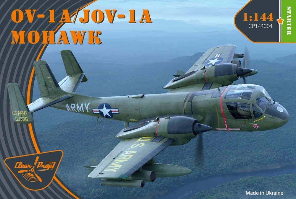 Clear Prop Models CP144004 - 1:144 OV-1 A/JOV-1A Mohawk - New