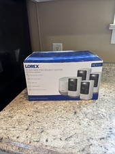 LOREX 2K QHD WIRE-FREE SECURITY SYSTEM 4-PACK BATTERY CAMERAS SMART HUB
