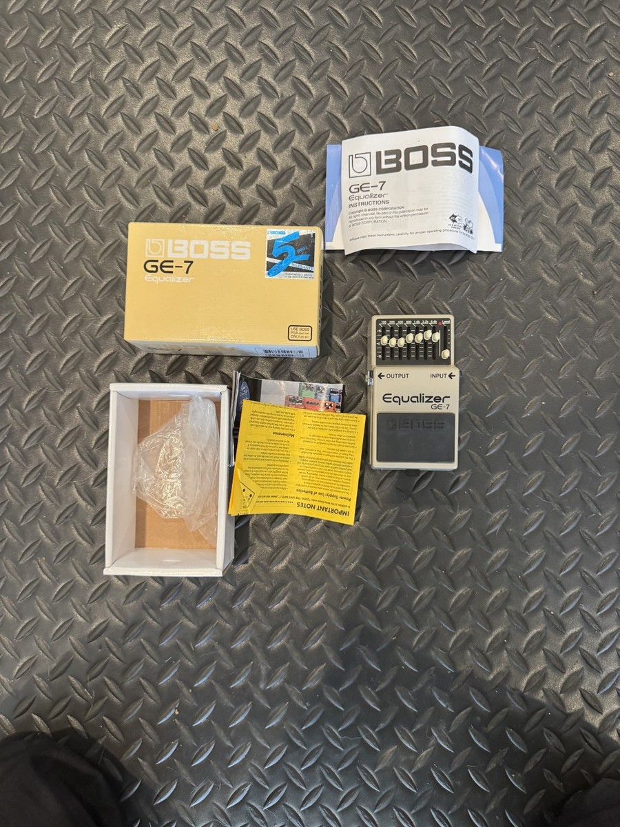 【日本製】BOSS GE-7 Equalizer【Vintage】 Vintage Boss GE-7 EQ MIJ - YouTube