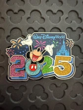 New 2025 Walt Disney World Mickey Mouse New Year Fireworks Pin