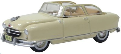 Oxford  1950 NASH Rambler  Landau  Ivory  Convertible  1/87  HO  diecast