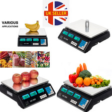 40kg Digital Price Computing Scale ACS-30 Retail Shop Market Vegetable Scale UK
