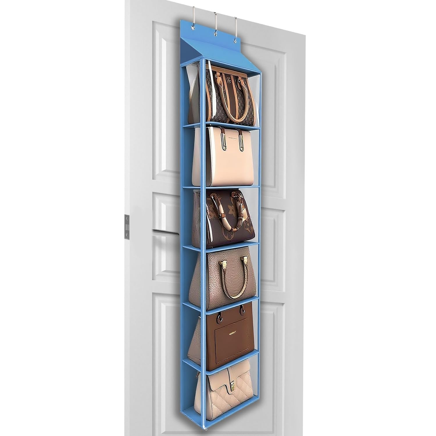 Lirex Over The Door Purse Organizer & Purse Shelf for Closet – Handbag Sto
