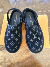 Aspen Black Closed Mules Size 37