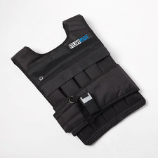 Adjustable 20-150 lbs Weighted Vest with Shoulder Pads for Men  Women