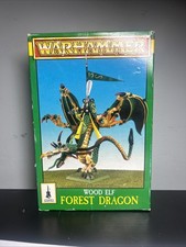 Warhammer WFB Wood Elf Forest Dragon 1996 Complete Unpainted New in Box RARE