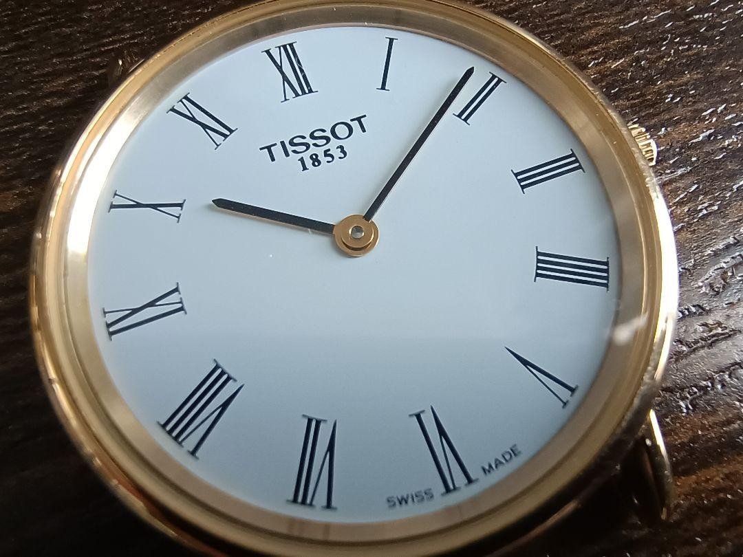 時計 tissot 1853 t880k Tissot 1853 T880K Quartz Watch White Dial Gold Case Roman