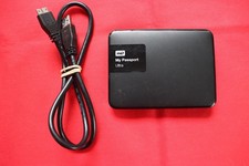 WD MY PASSPORT ULTRA 1TB PORTABLE HARD DRIVE USB 3.0, WORKS