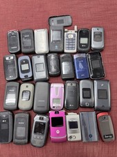 Lot Of 28 Flip Phones Not Working Parts Only As Is Locked