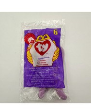 McDonalds Happy Meal Mini Ty Teenie Beanie Babies 1998 Sealed Happy Vintage