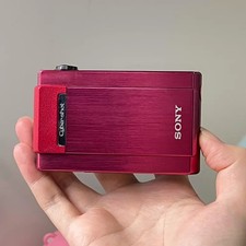 Sony Cyber-shot DSC-T500 Digital Camera 10.1 MP 5x Optical Zoom English Red