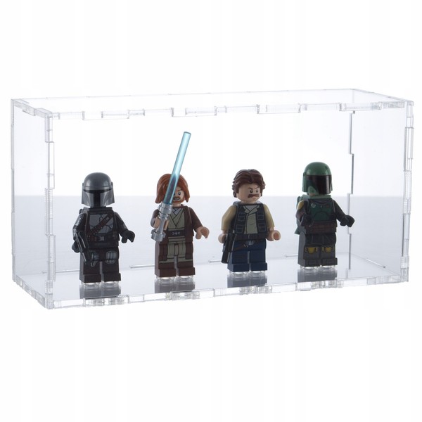 Vitrine FüR 4 Lego Figuren, SchüTzt Vor Staub Und Uv-Strahlung, Minifiguren-image