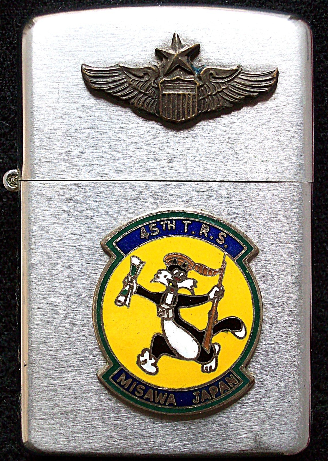 USAF 45th Tactical Reconnaissance Squadron "Super Ace" Japanese Lighter