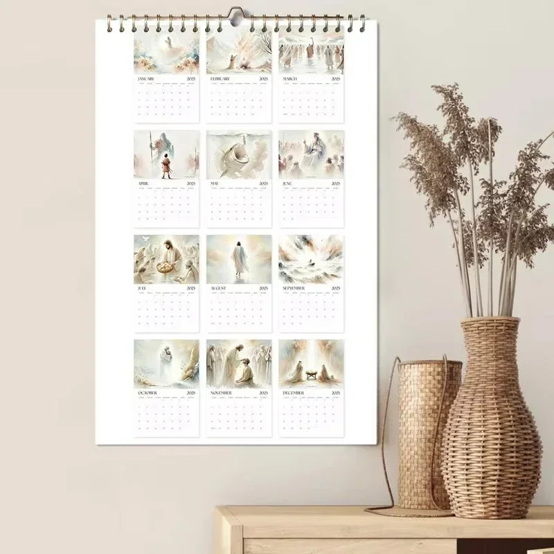 Wandkalender 2025 Bibelgeschichten Christliche Monatskalender Inspirierend