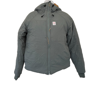 Topo Designs Jacket Womens Small Green Mountain Puffer Full Zip Insulated Gorp