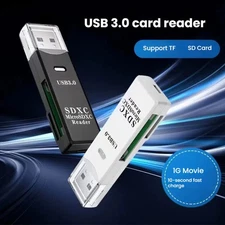 USB3.0 Card Reader TF/SD 2-in-1 high-speed Dual-Slot For Micro SD Camera Phone