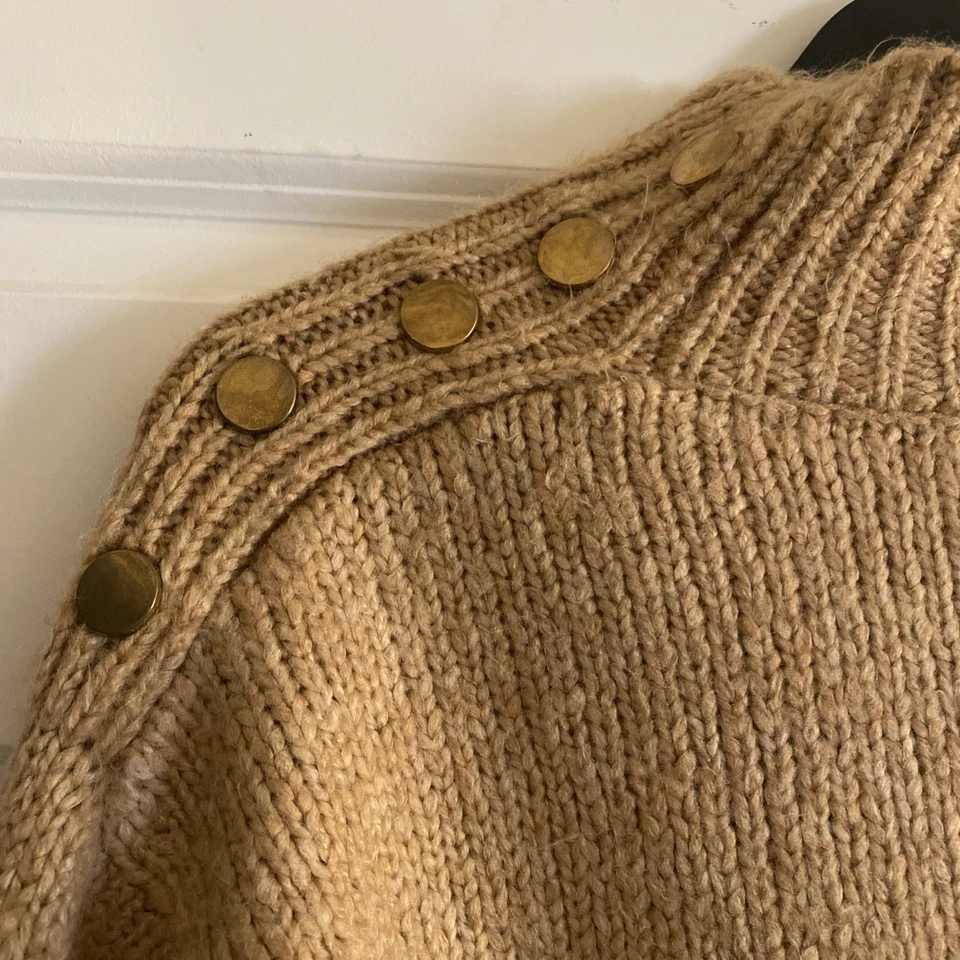 Topshop Mock Neck Long Sleeve Wool Blend Oversized Sweater in size M (US 6-8) - Image 2 of 4