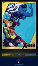 Topps Marvel Collect X-Men Drip Legendary Gol...
