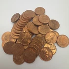 1957D & 1958D Lincoln Wheat Cent ¢1 Uncirculated 50 Coin Roll BU