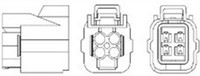 Magneti Marelli Lambdasonde Sensor Abgassteuerung 466016355121 FüR Honda Jazz 2