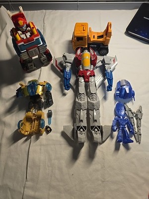 Transformers 4 Different Various Styles Including A Sonic Spoon Transformer