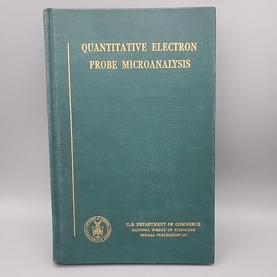 Quantitative Electron Probe Microanalysis 1968 US Dept. of Commerce Pub. 298 HC