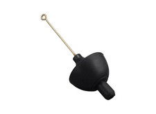 Plumb Pak PP835-38 Toilet Tank Ball, Rubber, For: Toilet Master Tank Black