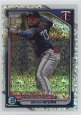2024 Bowman Chrome Prospects Mini-Diamond Refractor Bryan Acuna Acuña #BCP-4 4k8