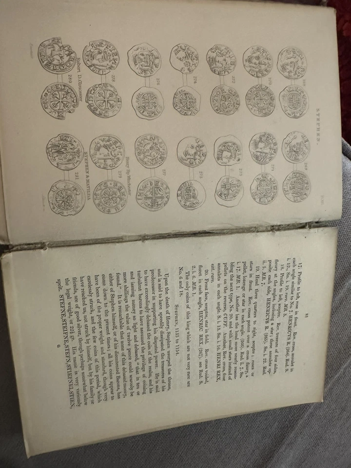 Edward Hawkins, The Silver Coins Of England. London 1841 (1st edition). V rare! - Image 2 of 4