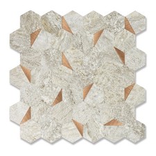 OYASIMI 10 arkuszy piaskowiec beżowy sześciokątny peel and stick backsplash do kuchni