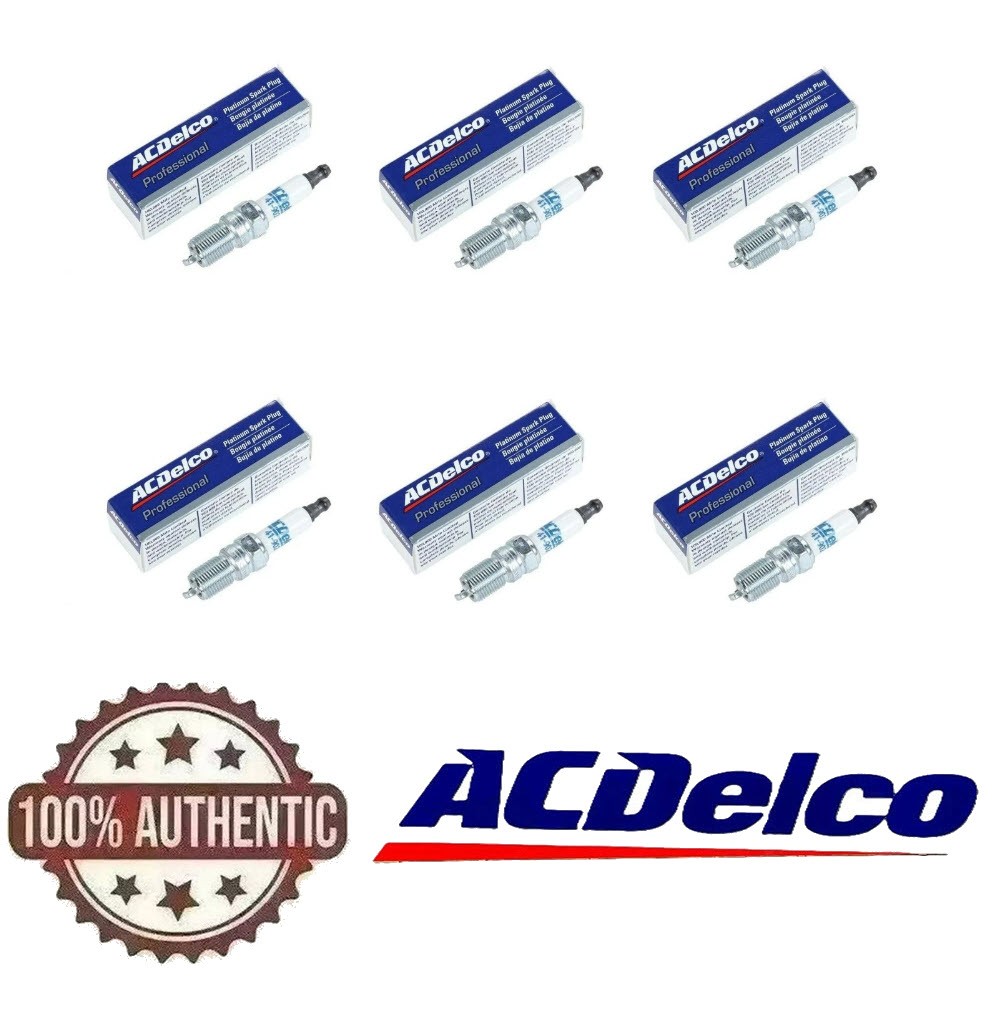 NEW GENUINE GM ACDelco Double Platinum Spark Plugs 41-902 Set Of 6