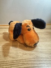 Vintage HTF Orange 1978 Russ Berrie  Co  Roscoe  Hound Dog 7   No Bow/ Collar 