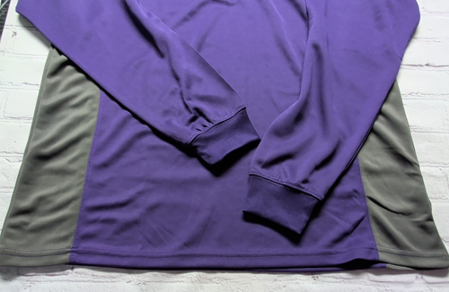 Men's XL NFL Apparel Minnesota Vikings Jacket 1/4 ZIP Sideline Pullover - NEW - Picture 6 of 13
