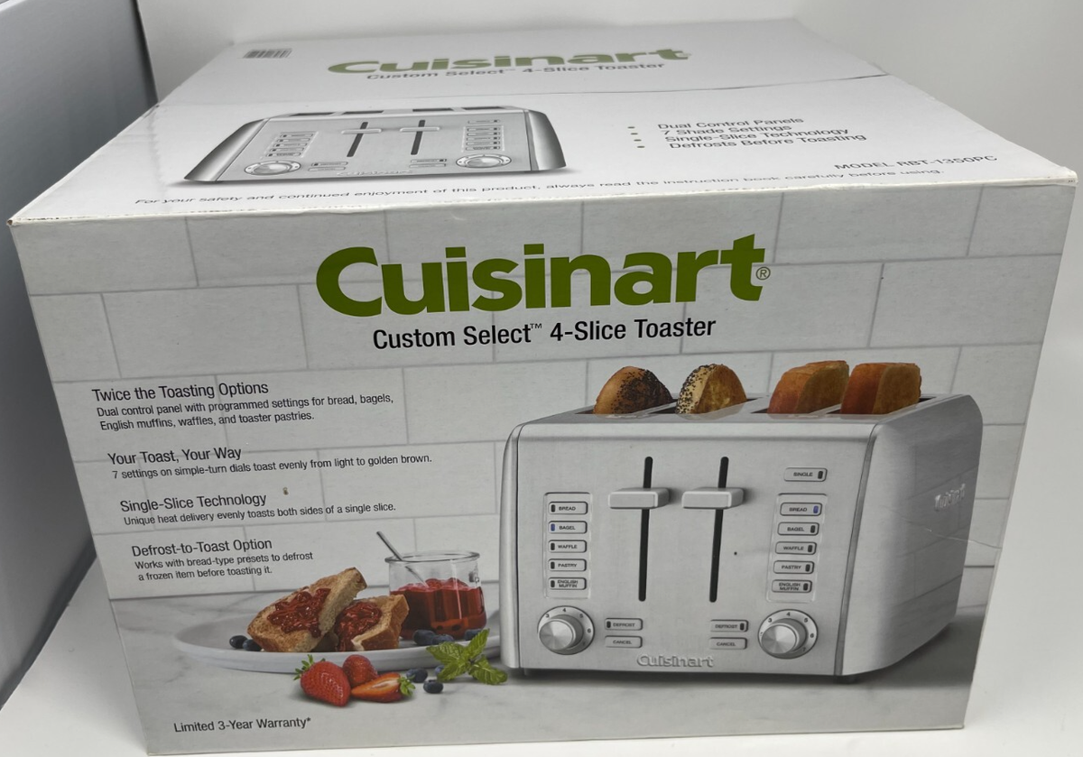 Cuisinart RBT-1350PC Custom Select 7-Shade Settings 4-Slice