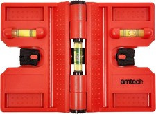Adjustable Post Level Pipe Fence Gate Magnetic Vertical Horizontal Tool 3 levels