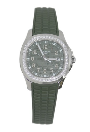 Patek Philippe Aquanaut Diamond Green Stainless Steel Watch 52...