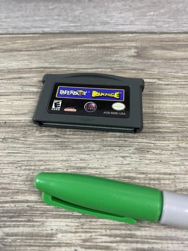 Paperboy Rampage Nintendo Game Boy Advance GBA Cartridge Only