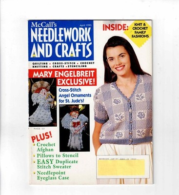 McCalls Needlework Crafts Magazine Knitting Crochet Pattern April 1993 Ornaments