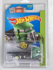 HOT WHEELS HW WORKSHOP ZAMAC 010 FAST-BED HAULER 224/250 SHOWDOWN SCAN & RACE