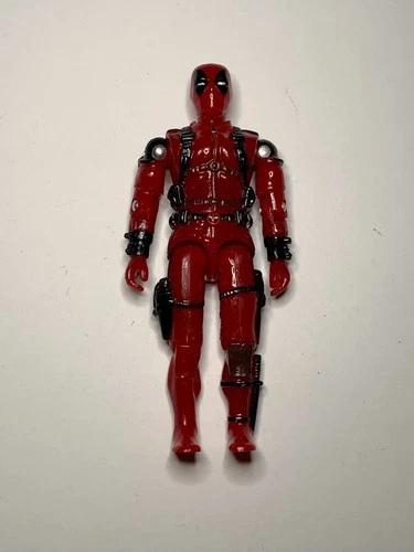Custom Resin Deadpool - G.I. Joe vintage style figures - 3.75'' figure C