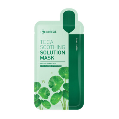 [MEDIHEAL] Teca Soothing Solution Mask - 1pack (15pcs) / Free Gift