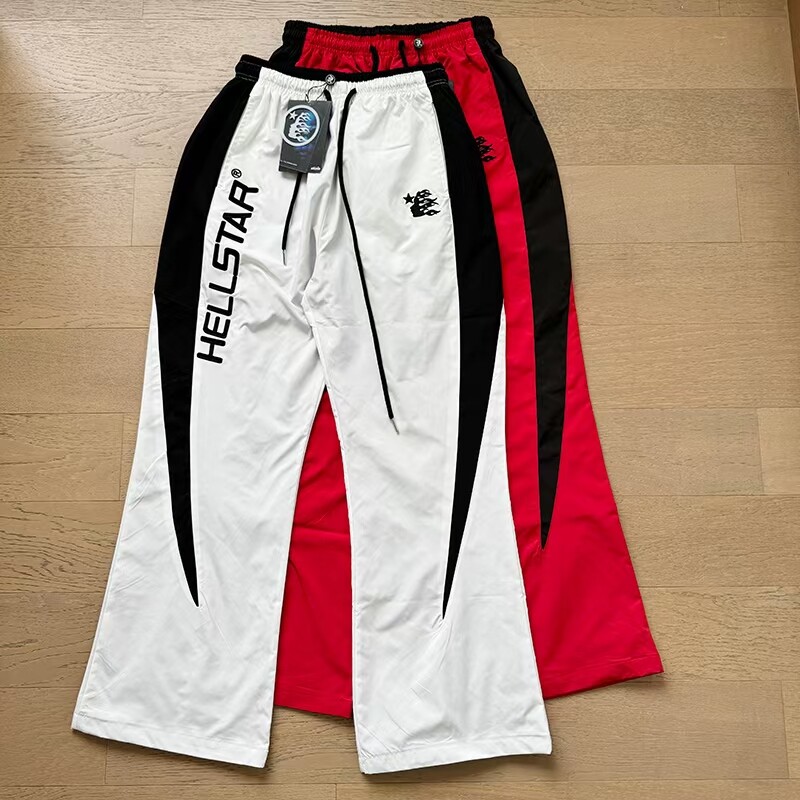 Hell Thriller star red black color matching pants Men's casual